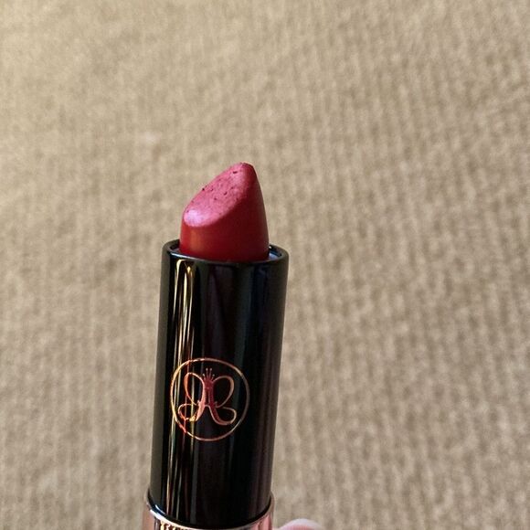 Anastasia Beverly Hills Matte Lipstick Ruby Red Full Size Discontinued Swatched - Picture 9 of 11